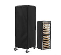 Vootnifig Commercial Bun Pan Rack Cover, 420D Water-Resistant Baker's Rack Protector, Dustproof Storage Cover for 5972163cm Bakery Racks