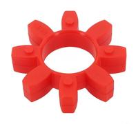 Vootnifig Flexible Coupling Insert Open Center Spider for Power Transmission GR14/19/24/38-125 Red Industrial Machinery(GR38)