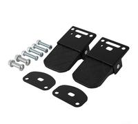Vootnifig Iron and Nylon Motorcycle Foot Rests Foldable Rear Passenger Pegs for ATVs and Motorcycles