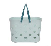 Vootnifig Portable Shower Tote Organizer Basket with Handle for Gym Camping Garden Bathroom Storage 4 Colors(Green)