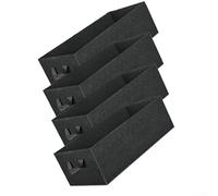 Vootnifig Rectangular Felt Planting Bag Non-Woven Vegetable Grow Bags with Handles, Breathable Fabric for Healthy Roots, Indoor Outdoor Gardening, Set of 4(50 * 30 * 20)