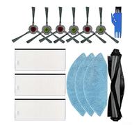 Vootnifig Robot Vacuum Cleaner Accessories for Ecovacs for deebot U2 DGN22 - Complete Kit with Roller Brush Filters Side Brushes Mop Cloths Spare Parts