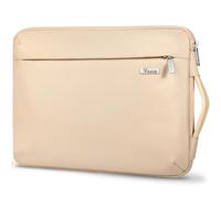 Voova 360°Protective Laptop Sleeve Case 15.6 inch, Waterproof Slim Computer Cover Bag with Handle Compatible with MacBook Pro 16, 15.6”-16” HP Acer Lenovo Asus Dell Laptop, Apricot