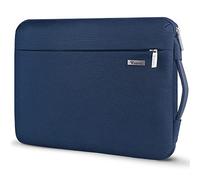 Voova 360°Protective Laptop Sleeve Case 15.6 inch, Waterproof Slim Computer Cover Bag with Handle Compatible with MacBook Pro 16, 15.6”-16” HP Acer Lenovo Asus Dell Laptop, Blue