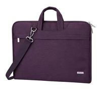 Voova Laptop Bag 17 17.3 inch, Waterproof Laptop Case Sleeve with Shoulder Strap, Large Slim Computer Cover Briefcase for 17-18 Inch MacBook HP Lenovo Acer Asus Dell Laptop, Men Women-Dark Purple