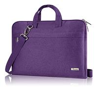 Voova Laptop Bag Case 13 14 Inch Compatible with MacBook Air 13 M1/M2/M3/M4, MacBook Pro 13/14, Chromebook 14, Waterproof Computer Sleeve Cover with Shoulder Straps & Handle for Women, Purple