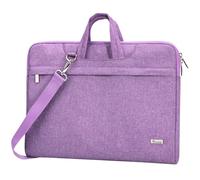 Voova Laptop Bag Case 15.6 Inch Compatible with MacBook Pro 15/16, MacBook Air 15 M2/M3/M4, 15-16” HP Acer Lenovo Dell Asus, Waterproof Computer Sleeve Cover with Shoulder Straps & Handle，Lavender