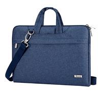Voova Laptop Bag Case 15.6 Inch Compatible with MacBook Pro 15/16, MacBook Air 15 M2/M3/M4, 15-16” HP Acer Lenovo Dell Asus, Waterproof Computer Sleeve Cover with Shoulder Straps & Handle，Blue