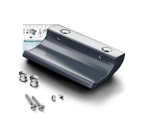 VOOXA Balcony Door Handle Made of Aluminium for Outdoor Use, 82 x 49 mm, High-Quality Handle for Balcony Door or Patio Door (Anthracite Grey RAL7016)