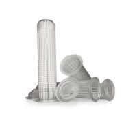 Vooxa Optimal Sieve Sleeves 20 x 85 mm for Composite Mortar, Pack of 10, for M12 Thread, Plastic Anchor Sleeve for Filling with Injection Mortar, Durable and Firm