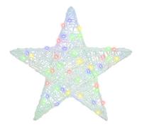 Vopese 3D Star with 50 LEDs Multicolour 55 x 53.5 x 10 cm Acrylic Suitable for indoor party room balcony decoration ZSSCJ-UK42019101UK