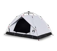 Vopese Camping Tent Dome 3-Person White Blackout Fabric Quick Release Easy to install, suitable for hiking, camping, and gardeningZSSCJ-UK4004196UK