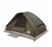 Vopese Camping Tent Dome 4-Person Brown Waterproof Easy to install, suitable for hiking, camping, and gardening