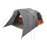 Vopese Dome Tent 4-Person with Roof Grey and Orange 455 x 252 x 178 cm Easy to install, suitable for hiking, camping, and gardening