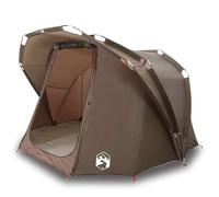 Vopese Fishing Tent 4-Person Brown Waterproof Suitable for daytime and nighttime fishing activities