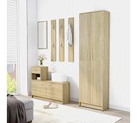 Vopese Hallway Wardrobe Sonoma Oak 55x25x189 cm Engineered Wood, Cupboards & Wardrobes
