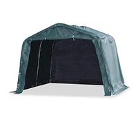 Vopese Livestock Tent, Removable PVC 550 g/m² 3.3x3.2 m Dark Green Waterproof Shelter for Horses, Cows, Sheep in Outdoor Pastures