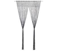 Vopese Macrame Curtain Anthracite 140x240 cm Cotton Curtains & Drapes Type3