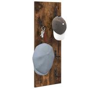 Vopese Wall-Mounted Coat Rack Wall-Mounted Smoked Oak 30 x 1.5 x 80 cm Wall Racks, Umbrella Racks, and cabinets for Home Storage and organizationZSSCJ-UK874471UK