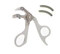 Vophoeen Eyelash Curler with Comfort Grip and Silicone Pad, Superior Curling Effect for Long-Lasting Lift, Includes 2PCS Silicone Replacement Pads, Easy to Use for All Eye Shapes (Transparent)