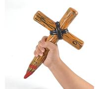 VOPIWOZ Halloween Decorative Horror, Halloween Weapons, The Bloodstained Cross, 30 cm x 18 cm, Costume Accessory for Vampire Hunter Exorcist, Create a Creepy Atmosphere for a Halloween Party