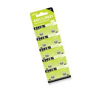 VOQGHTU 10Pcs SR621SW Watch Batteries AG1 Button Cell Battery 1.55V LR621 LR60 SR60 Alkaline Coin Battery Replacement for Clock Electronic Device Battery