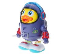 VOQGHTU Electric Musical Space Dancing Robot Toy,Dancing Astronaut Toy with Music & Led Lights,Light Up Toys,Music Toys,Space Singing Walking,Duckonaut Disco for Girls Boys Birthday Home School