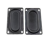 VOQGHTU Pack of 2pcs Rubber Woofer Diaphragm 50x90mm Passive Bass Resonating Membrane Vibrating Membrane Diaphragm Set Rubber Diaphragm