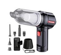 VORACIS Cordless Car Vacuum Cleaner 9000Pa 120W Handheld Wet Dry | 4-in-1 Vacuum Blower Inflator, 4000mAh Battery, 30 Min Runtime, Washable Filter for Car, Home, Sofa & Keyboard