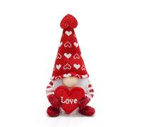 VORAE Valentines Day Gonks, Cute Plush Handmade Gnome Dolls Mini Faceless Tomte Dwarf Elf Decorations, Gifts for Him Her #2 (A)