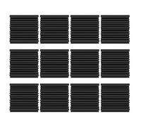 Voragrl 12Pcs Self-Adhesive Sound Proof Foam Panels Black 12 X 12 X 2 Inches Acoustic Foam For Wall,Home,Studio
