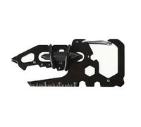 VORAN Utility Dino Multi Tool - with Screwdrivers, Pry Bar, Bottle Opener, Thread Cutter, Box Opener, Lightweight - Camping Accessories Black