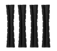 VORCOOL 4pcs Plastic Bicycle Inner Tube Cover Bicycle Shift Line Brake Cable Protective Case (Black)