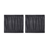 VORCOOL Car Side Window UV Protection Curtain Car Slidable Window Shield 2pcs (Black)
