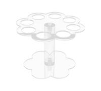 VORCOOL Ice Cream Cone Holder: Cone Holder: Ice Cream Holder - Ice Cream Cone Holder Stand - Acrylic Ice Cream Cone Holder Stand with 8 Holes (Transparent)
