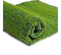VORCOOL Moss Mat Decorative Moss Artificial Grass Mat Lawn Carpet Miniature Garden Dollhouse Ornament Patio Decoration (Green Dot)