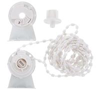 VORCOOL Roller Blind Fittings 28Mm - Replacement Repair Kit with Beaded Chain, Curtain Blind Accessories for Bathroom, Bedroom, Living Room, Office Windows (White)