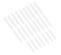 VORCOOL The White Collar Plastic Rest Bones Stiffeners for Men's Dress Shirt in 3 Sizes - 200pcs