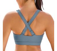 Vorcy High Impact Sports Bras Women High Support Bras Criss Cross Back | Adjustable,Running Bra,Yoga Sports Bra with Sewn-in Pad,Moisture-Wicking Fabric,for low,medium,high-intensity exercise