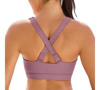 Vorcy High Impact Sports Bras Women High Support Bras Criss Cross Back | Adjustable,Running Bra,Yoga Sports Bra with Sewn-in Pad,Moisture-Wicking Fabric,for low,medium,high-intensity exercise