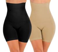 Vorcy Women Tummy Control Body Shaper High Waisted Butt Lifter Boyshort Seamless Thigh Slimming Shapewear