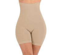 Vorcy Women Tummy Control Body Shaper High Waisted Butt Lifter Boyshort Seamless Thigh Slimming Shapewear Beige