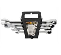 Vorel Heavy Duty Ratchet Spanners Set Of 4, Sizes 10-19 mm (52661)