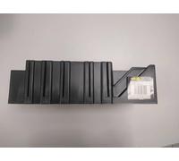 VOREL Mitre Box, 290 x 120 x 85 mm, 22.5°, 45°, 90° Angled Cutting, Black Plastic, 85 mm Blade Length