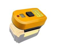 VORILO Portable Device Charging Adapter for Selected Tool Batteries, DW | Type-C Reverse Recharge, Push-Button Power Display