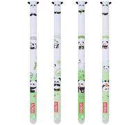 VorIrydian 4 Panda Erasable Pen - Erasable Gel Pen, 0.5 mm Tip Diameter, Blue Ink, Panda Design, Does Not Ruin the Paper, Thermosensitive Ink, Smooth Writing
