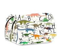 VorIrydian Dinosaur Pencil Case for Kids, Cartoon Double-Layer Flip Pencil Bag, Multi-Functional Stationery Case Ideal for School Ages, Comfortable and Versatile School Office Gifts