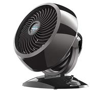 Vornado 5303 Small Whole Room Air Circulator Fan with Base-Mounted Controls, 3 Speed Settings, Multi-Directional Airflow, Removable Grill for Cleaning, Black