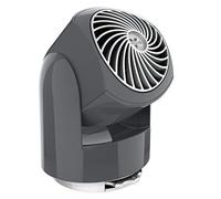 Vornado Flippi V6 Compact Air Circulator Fan, Quiet Portable Travel Fan for Office or Bedroom, Adjustable Head, 2 Speeds, Storm Gray