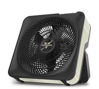 Vornado Model 80X High Velocity Box Fan with Kick Stand, Digital Display, Removable Grille, Variable Speed Control, 1-12 Hour Timer, Powerful Floor Fan for Bedroom, Targeted Cooling Fan, Cool Gray